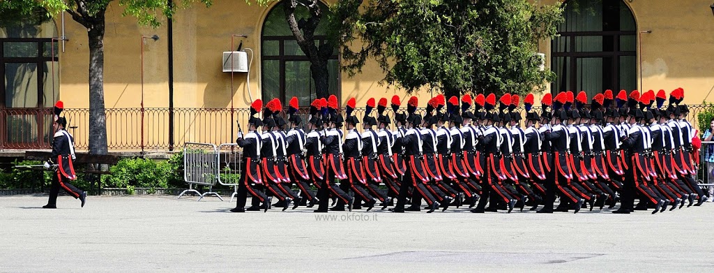 Carabinieri, la cerimonia per la consegna degli alamari agli Allievi del 130° Corso