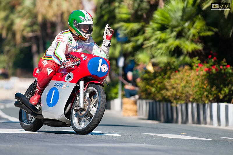 Agostini-Mv-Agusta-Ospedaletti Giacomo Agostini impegnato con la sua MV Agusta sul circuito ligure