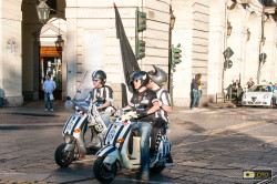 Chi Vespa festeggia la Juve