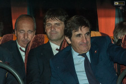 Il presidente del Torino Urbano Cairo a Superga