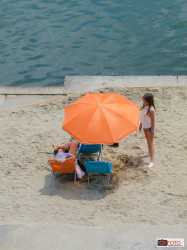la spiaggia di Torino vista dall'alto
