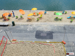 La spiaggia di torino dall'alto