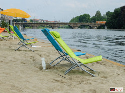 Sdraio in riva al Po