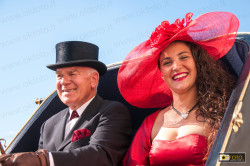 Albert Sporradli al concorso carrozze alla Reggia di Venaria