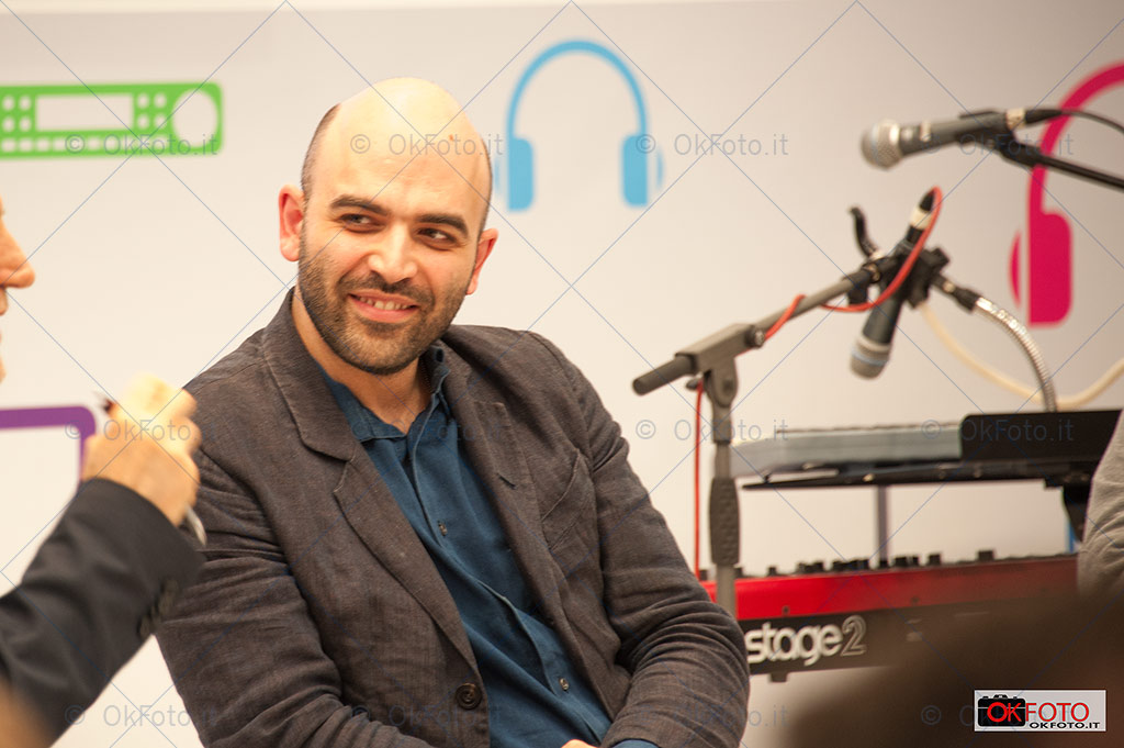 Roberto Saviano al Salone, ospite della RAI