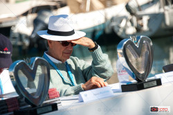Alfieri Maserati, giudice del concorso di eleganza a Saint-Jean-Cap-Ferrat