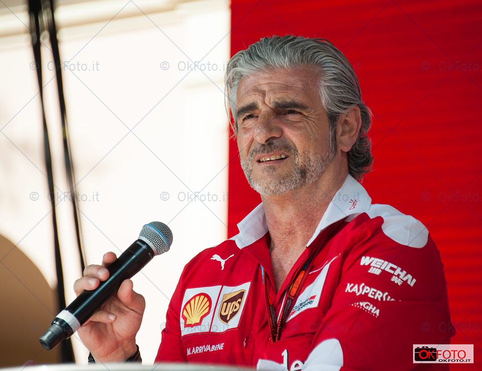 Maurizio Arrivabene team principal di Ferrari