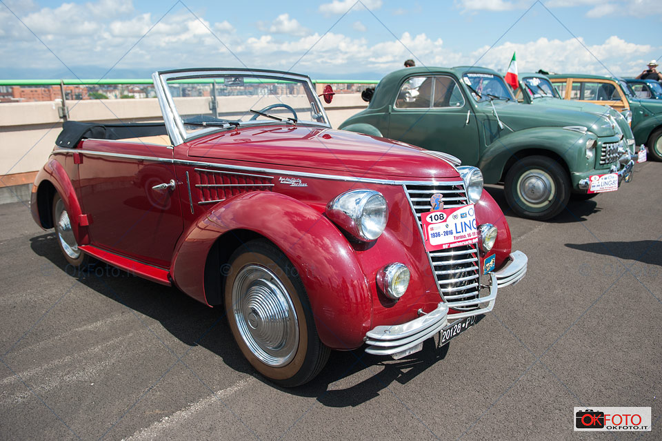 un raro modello speciale di Topolino della Carrozzeria Bertone