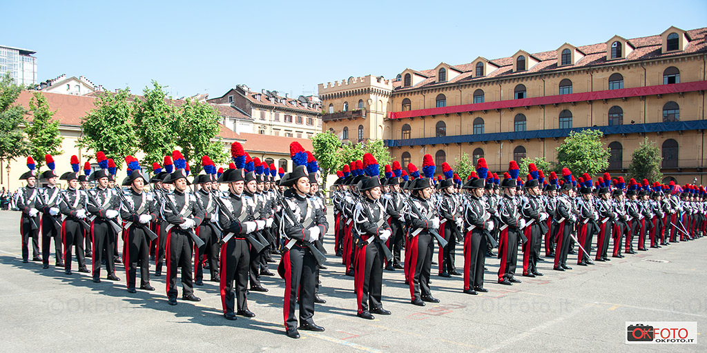 Caserma Cernaia: cerimonia di consegna degli alamari