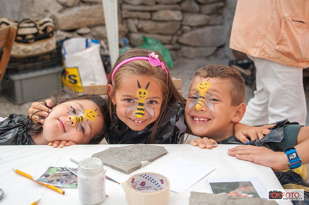 Balboutet: i bambini felici in occasione della fiera