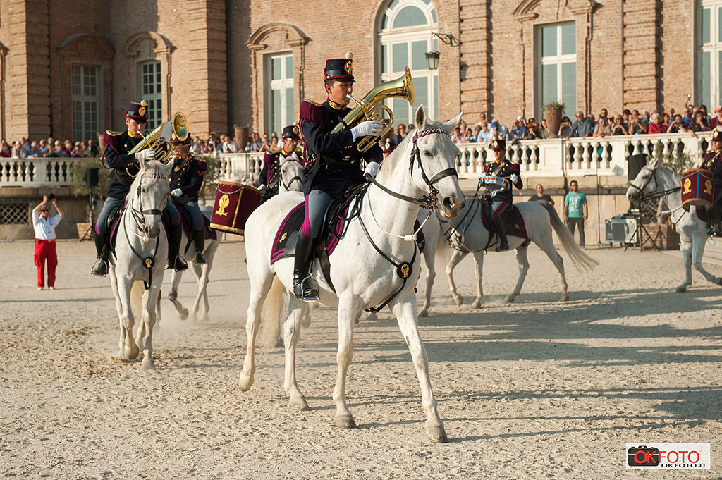 Fanfara a cavallo della Polizia di Stato alla Reggia di Venaria