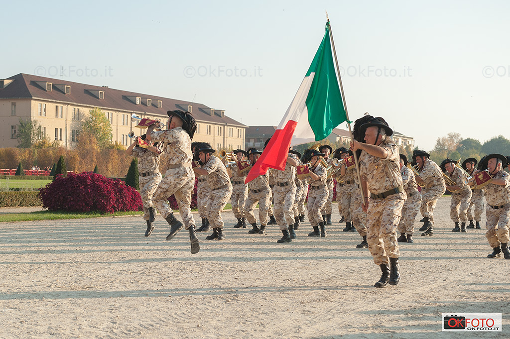 Fanfara dei Bersaglieri per il Tattoo da re alla reggia di Venaria