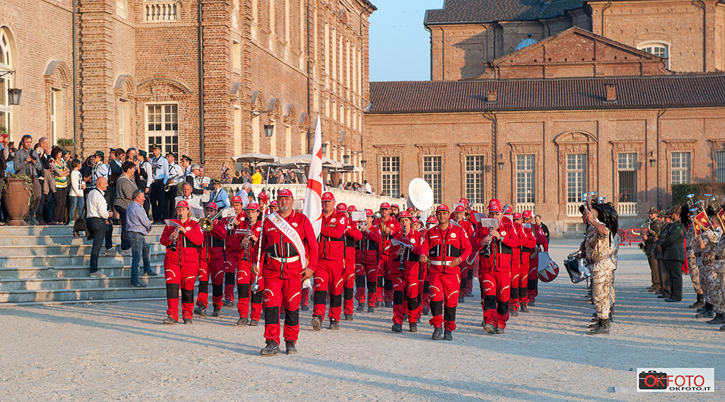 La Fanfara della Croce Rossa Italiana per il Tattoo da re